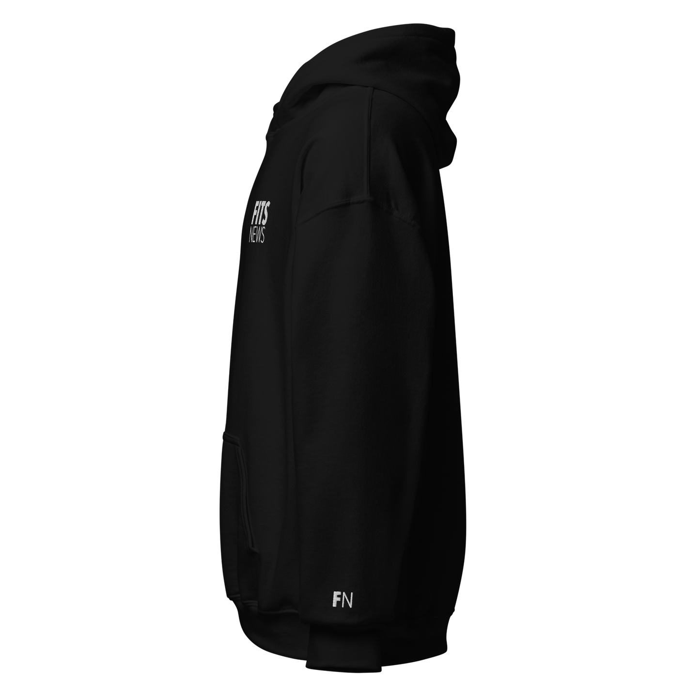 Stacked Logo Embroidered Hoodie